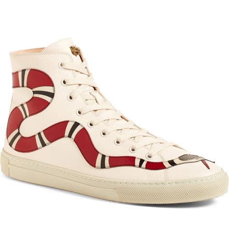 gucci hip hop sneakers|Gucci snake high top sneakers.